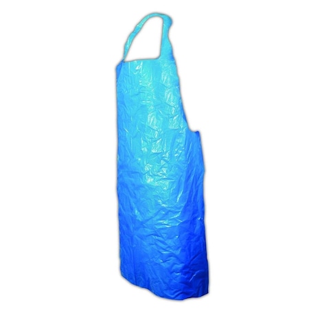 Magid EconoWear 2 Mil 28 x 45 Polyethylene Bib Apron, 100PK DA2845B